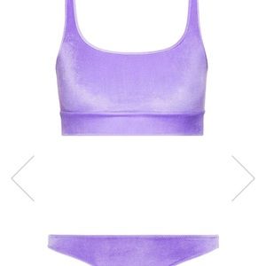 TRIANGL velvet bikini *worn once*